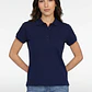 Polera Pique Mujer Azul - Miniatura 1