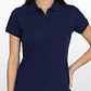 Polera Pique Mujer Azul - Miniatura 3