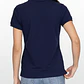 Polera Pique Mujer Azul - Miniatura 4