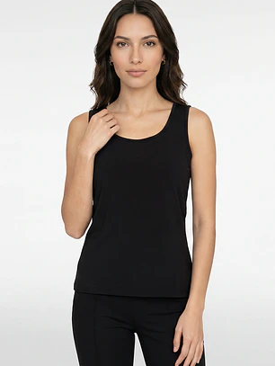 Polera Clasica Mujer Sin Manga Negro