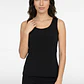 Polera Clasica Mujer Sin Manga Negro - Miniatura 1