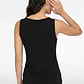 Polera Clasica Mujer Sin Manga Negro - Miniatura 3