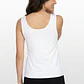 Polera Clasica Mujer Sin Manga Blanco - Miniatura 3