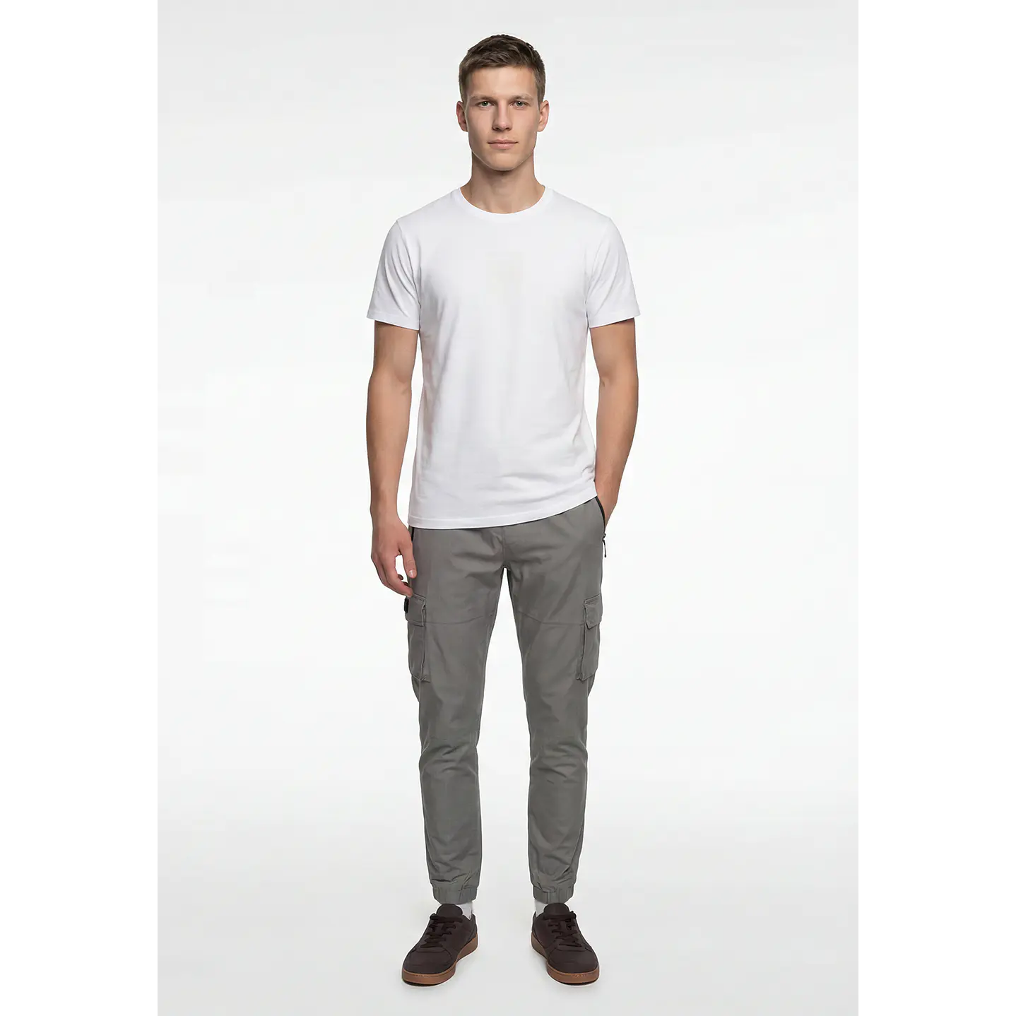 Pantalón Cargo Hombre Arena 4