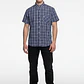 Camisa Escosesa Hombre Azul - Miniatura 2
