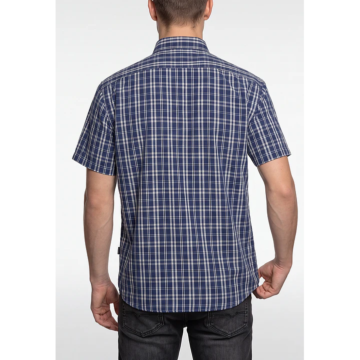 Camisa Escosesa Hombre Azul 3