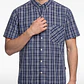 Camisa Escosesa Hombre Azul - Miniatura 4