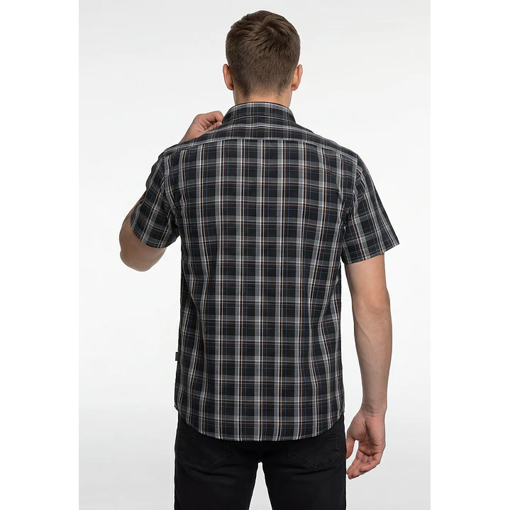 Camisa Escosesa Hombre Café 3