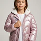 Parka Metalizada Niña Rosado Familyshop - Miniatura 1