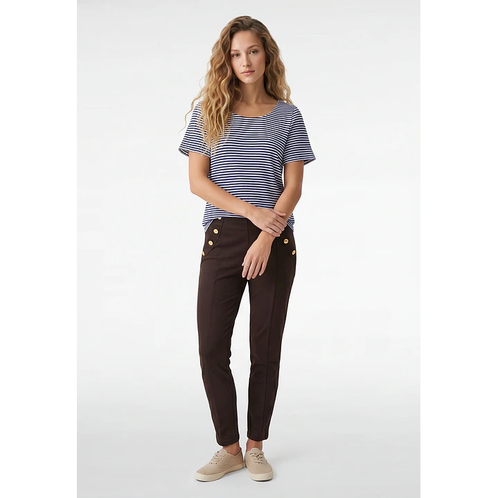 Polera Corrugado Mujer Blanco 2