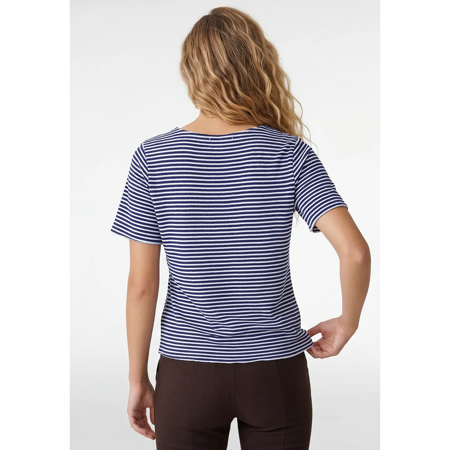 Polera Corrugado Mujer Blanco 3