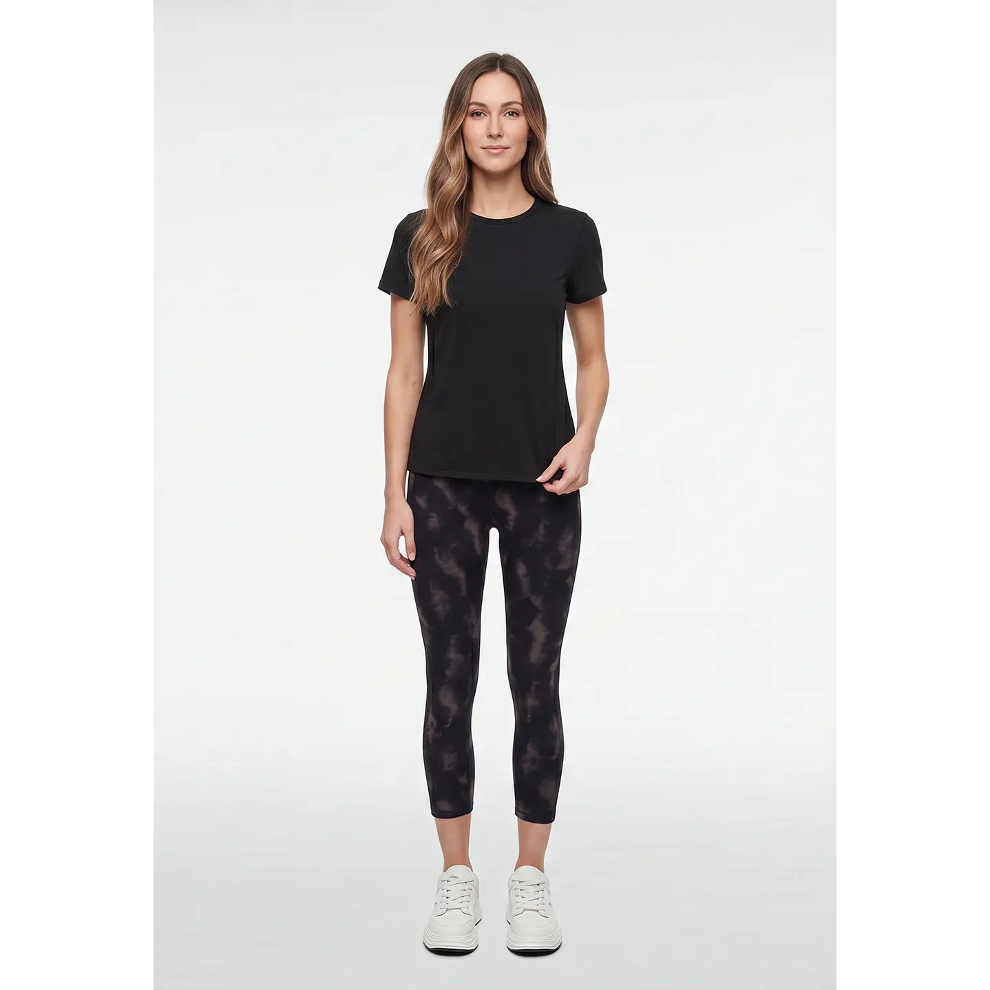 Calza Capri Mujer Negro 2