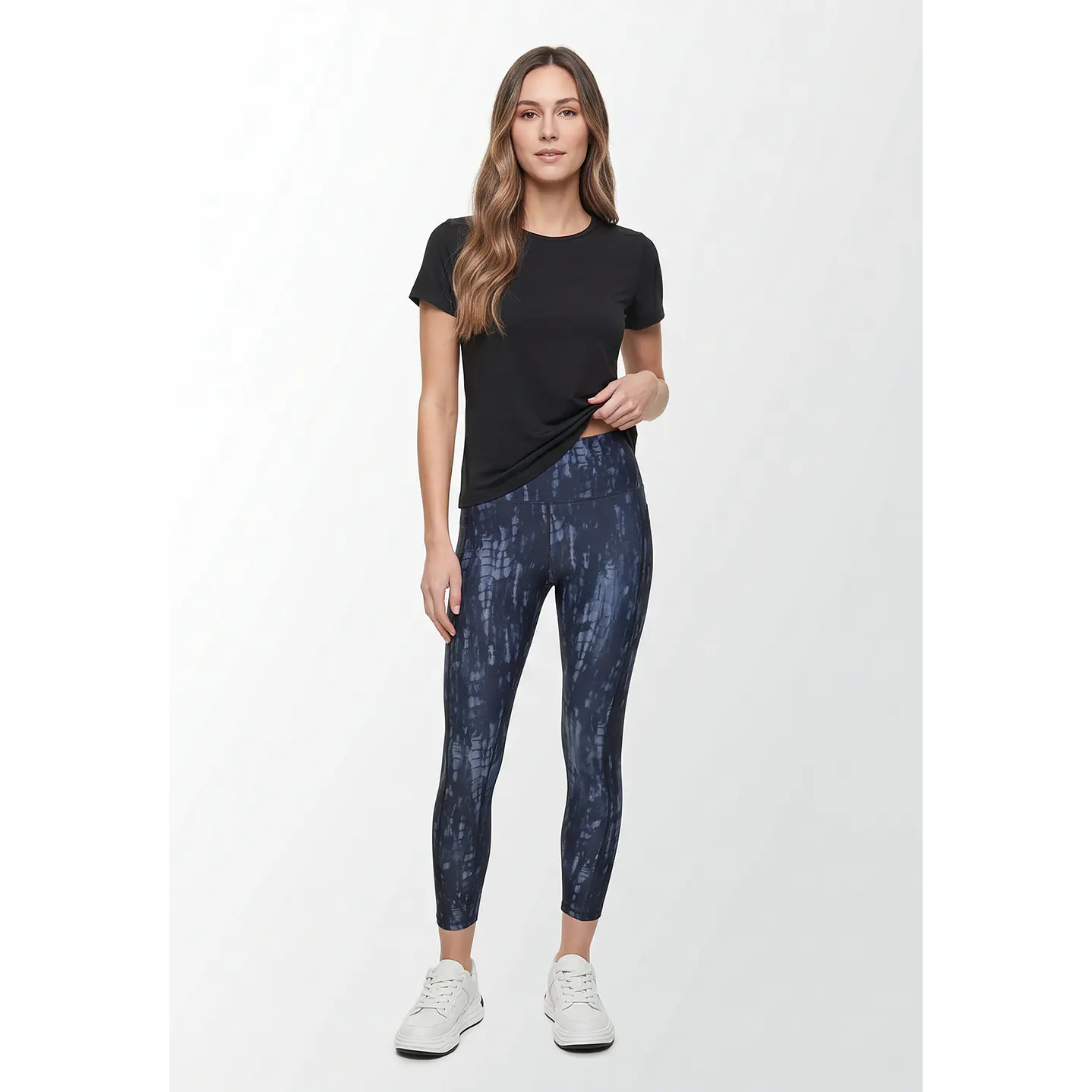Calza Capri Mujer Azul 2