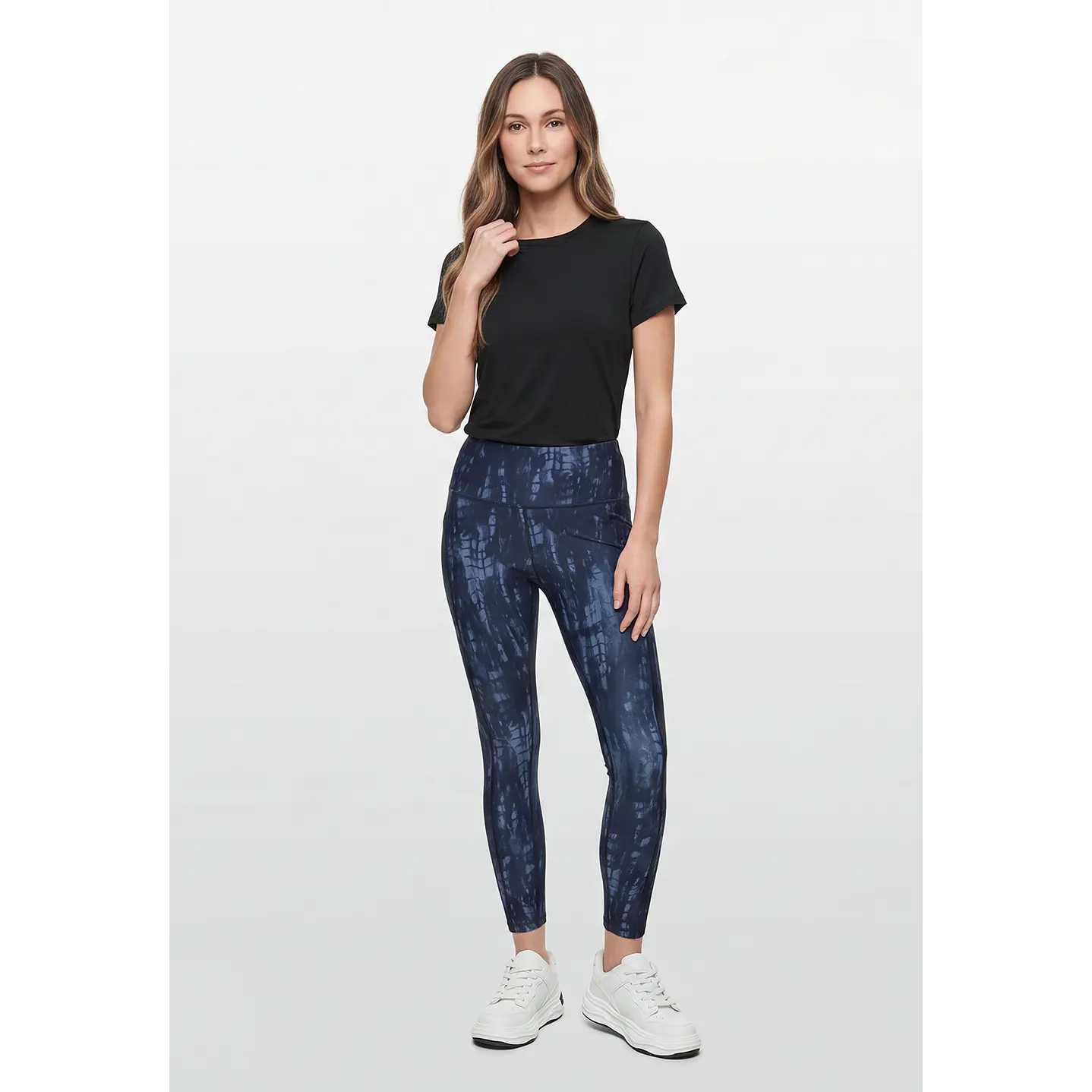 Calza Capri Mujer Azul 4