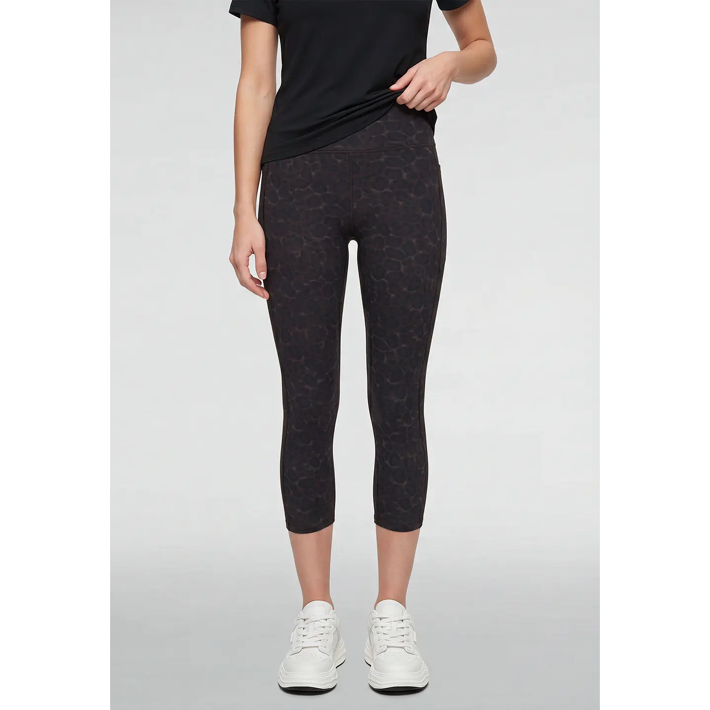 Calza Capri Mujer Café 1