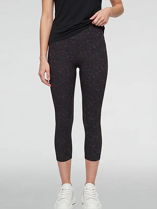 Calza Capri Active Mujer Café