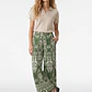 Pantalón Palazzo Mujer Verde - Miniatura 2