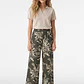 Pantalón Palazzo Mujer Kaki - Miniatura 2