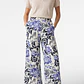 Pantalón Palazzo Mujer Azulino - Miniatura 1