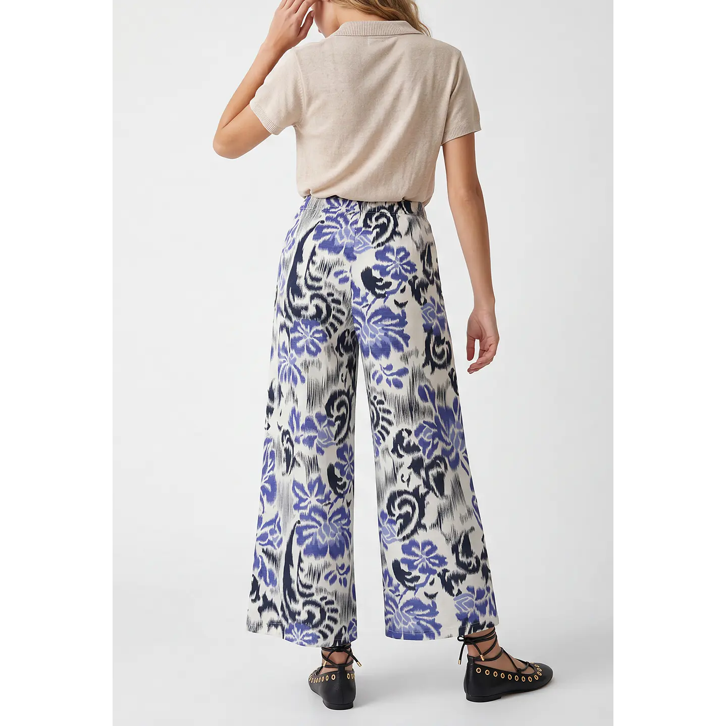 Pantalón Palazzo Mujer Azulino 3