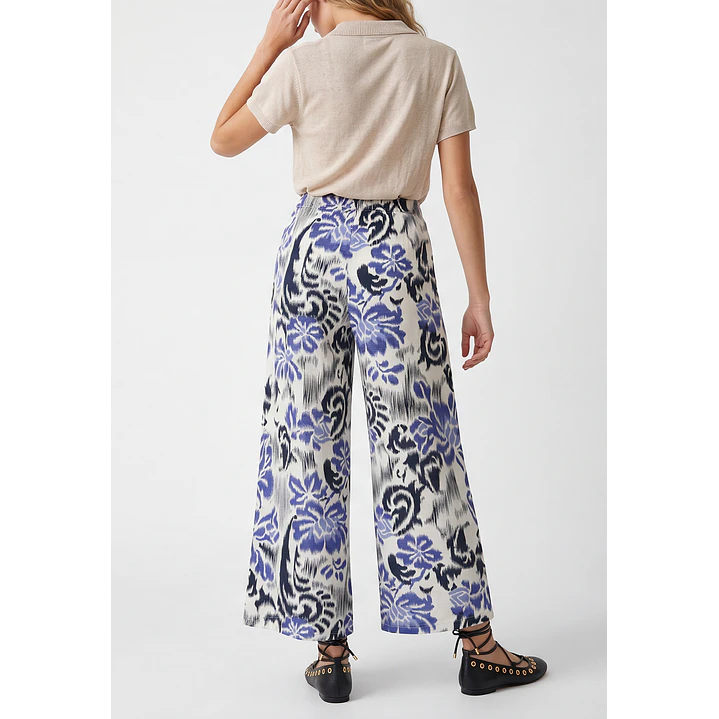 Pantalón Palazzo Mujer Azulino 3
