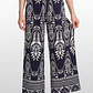 Pantalón Palazzo Mujer Azul - Miniatura 1
