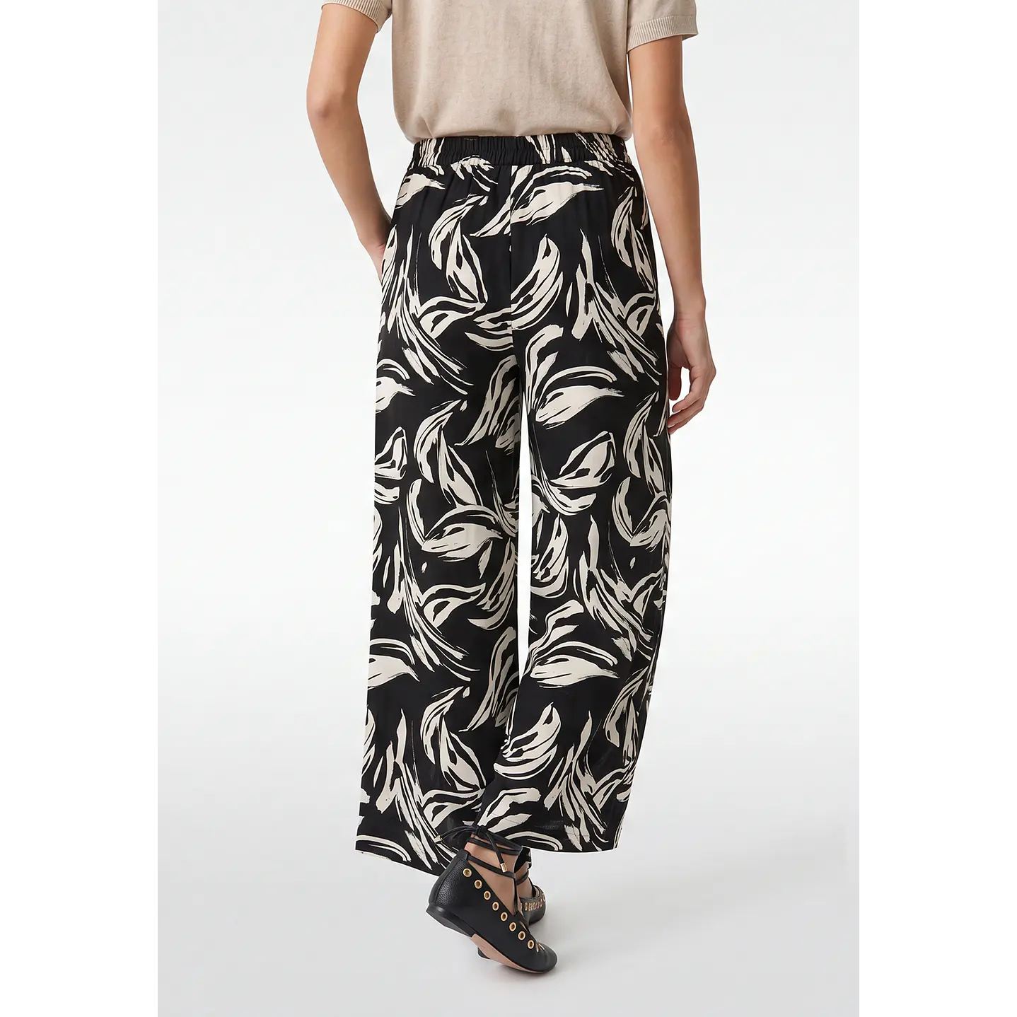 Pantalón Palazzo Mujer Negro 3