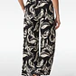 Pantalón Palazzo Mujer Negro - Miniatura 3