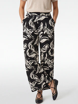 Pantalón Palazzo Mujer Negro