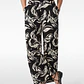 Pantalón Palazzo Mujer Negro - Miniatura 1