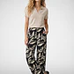 Pantalón Palazzo Mujer Negro - Miniatura 4