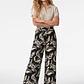 Pantalón Palazzo Mujer Negro - Miniatura 2