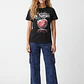 Polera Corazon Mujer Negro - Miniatura 2