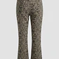 Pantalón Animal Print Flare Niña Café - Miniatura 2