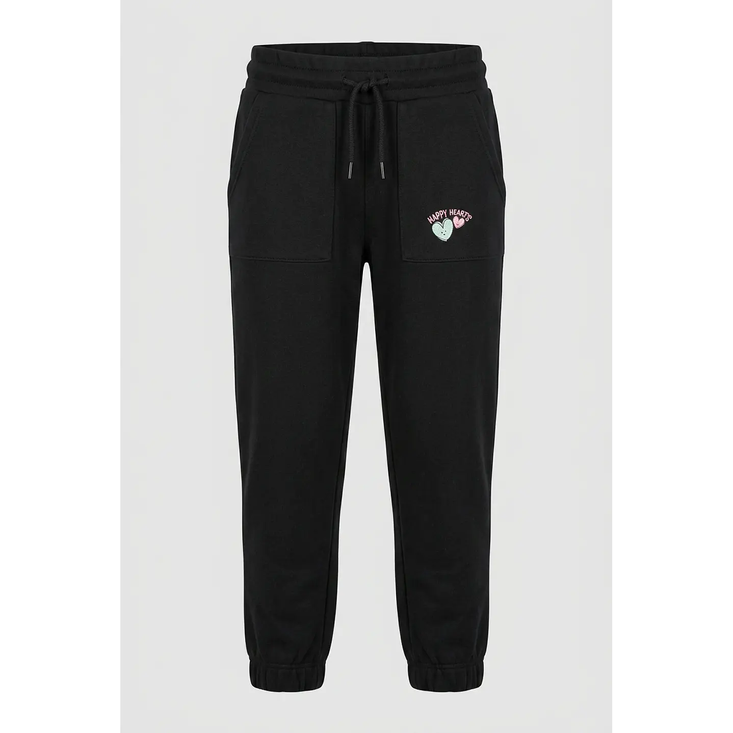Buzo Básico Jogger Niña Negro 1