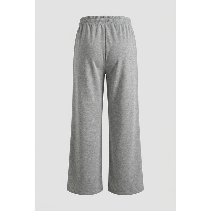 Buzo Soft Wide Leg Mujer Gris 2