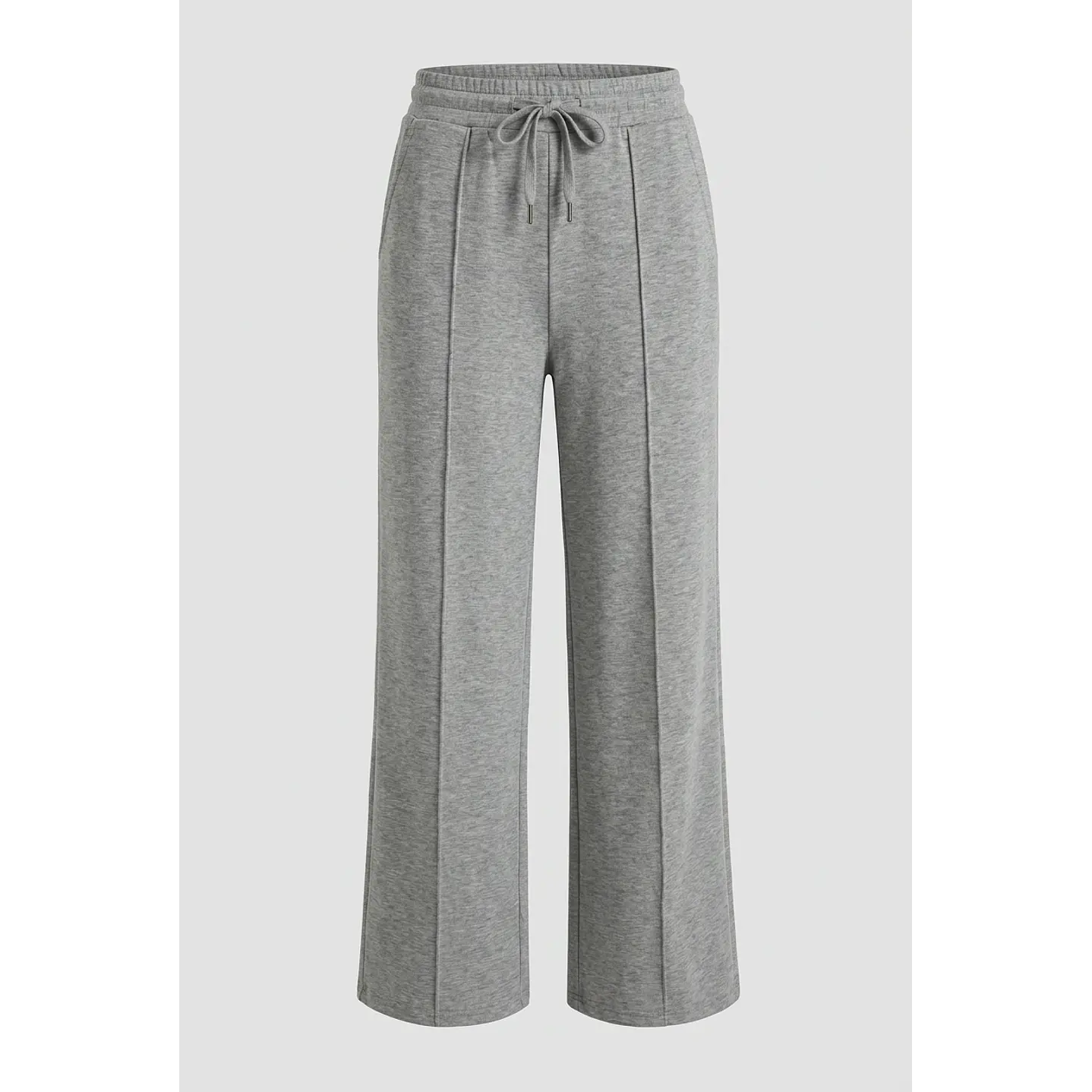 Buzo Soft Wide Leg Mujer Gris 1