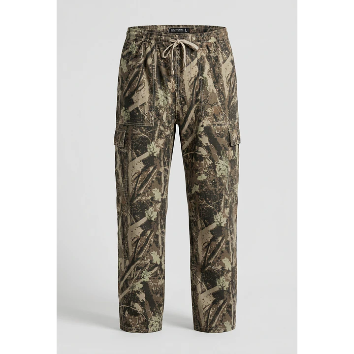 Pantalón Camuflado Hombre Beige 1