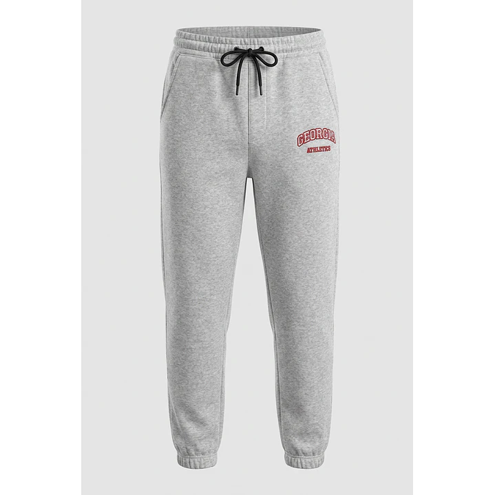 Buzo Bordado Hombre Gris 1