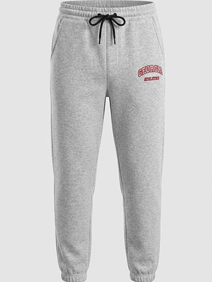 Buzo Bordado Hombre Gris