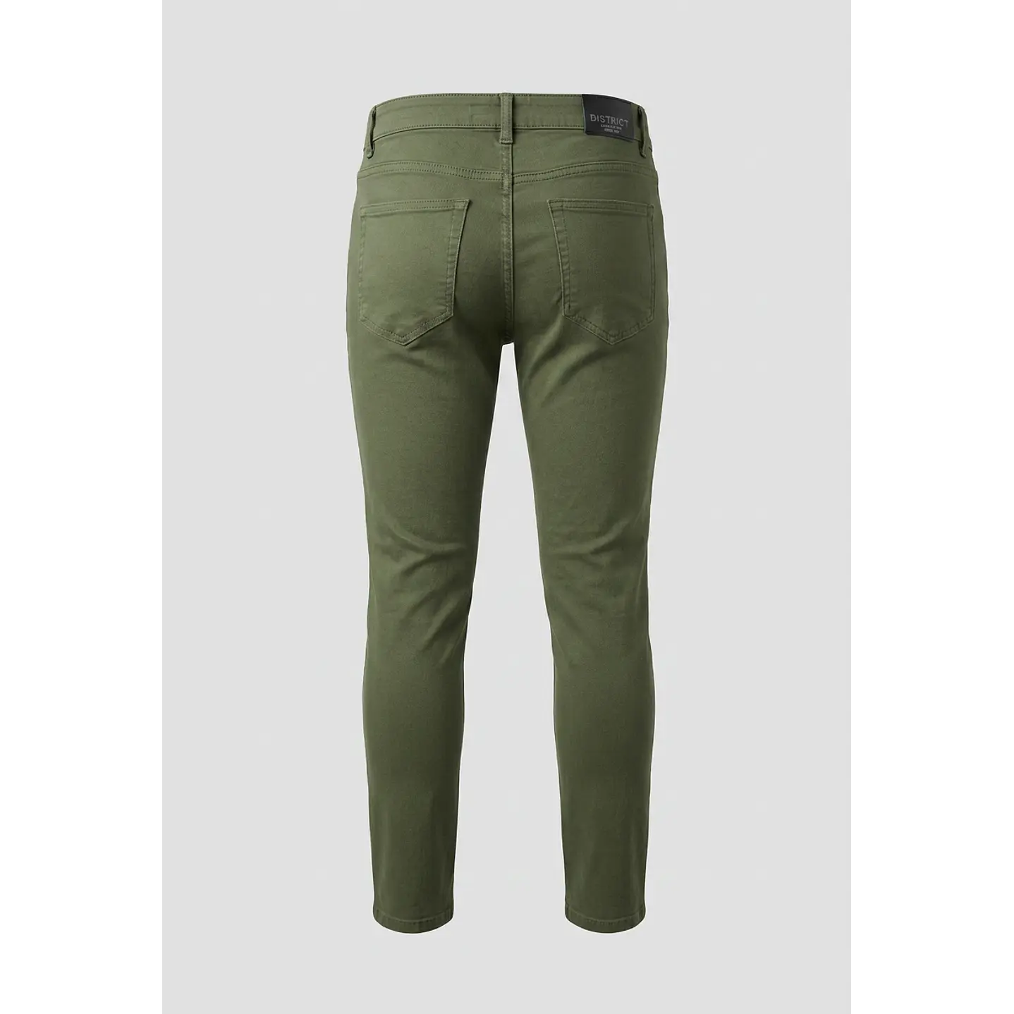 Pantalón Básico Skinny Hombre Verde 2