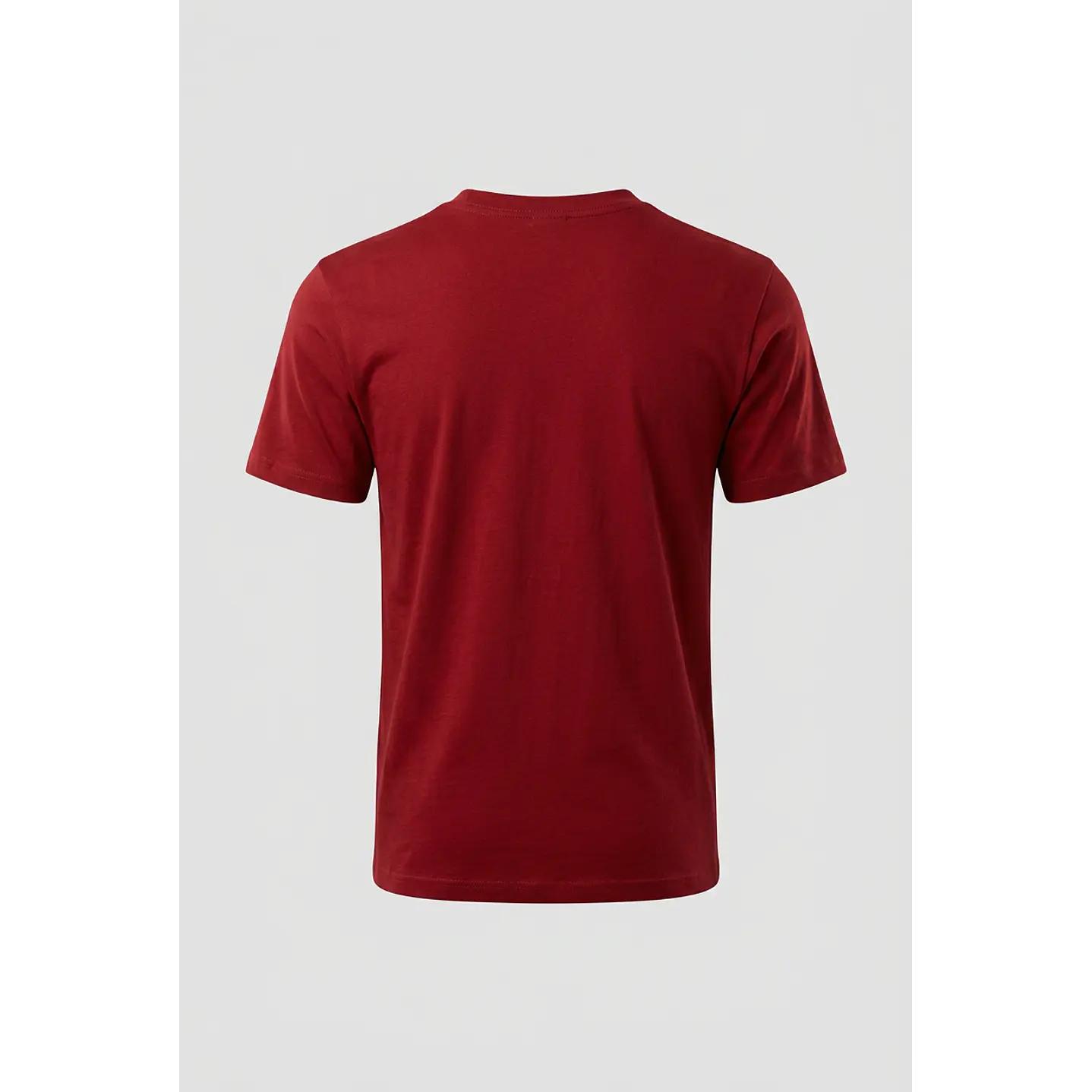 Polera Básica Hombre Rojo 2