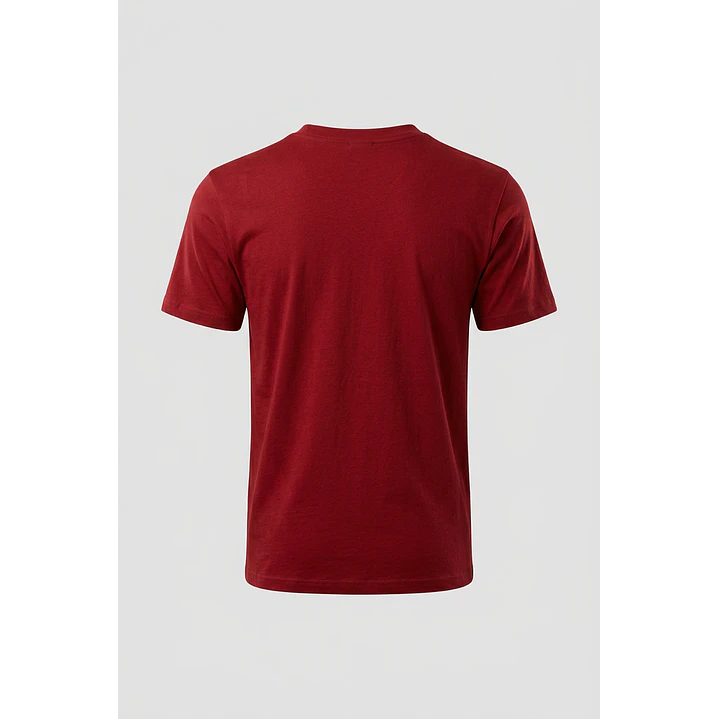 Polera Básica Hombre Rojo 2