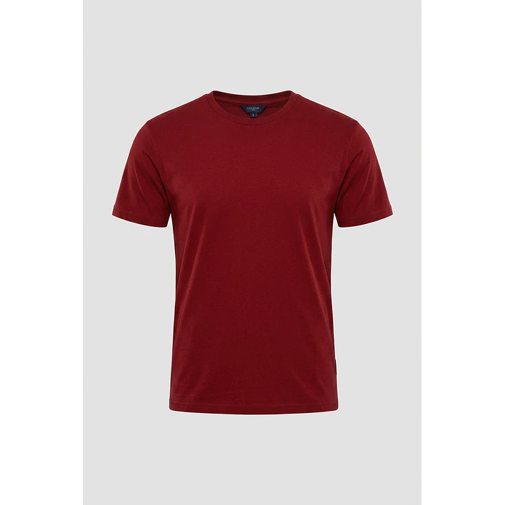 Polera Básica Hombre Rojo 1