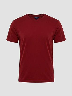 Polera Básica Hombre Rojo