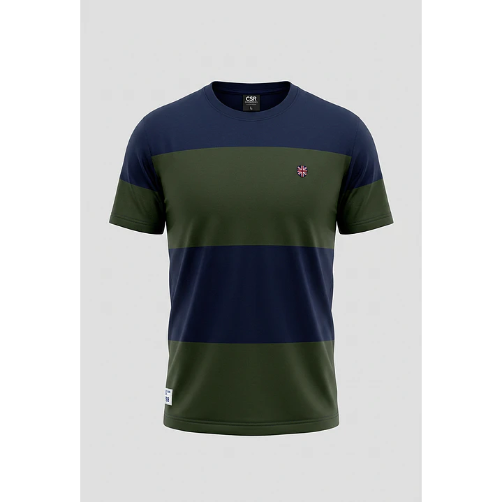 Polera Pique Regular Hombre Verde 1