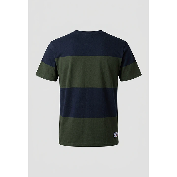 Polera Pique Regular Hombre Verde 2