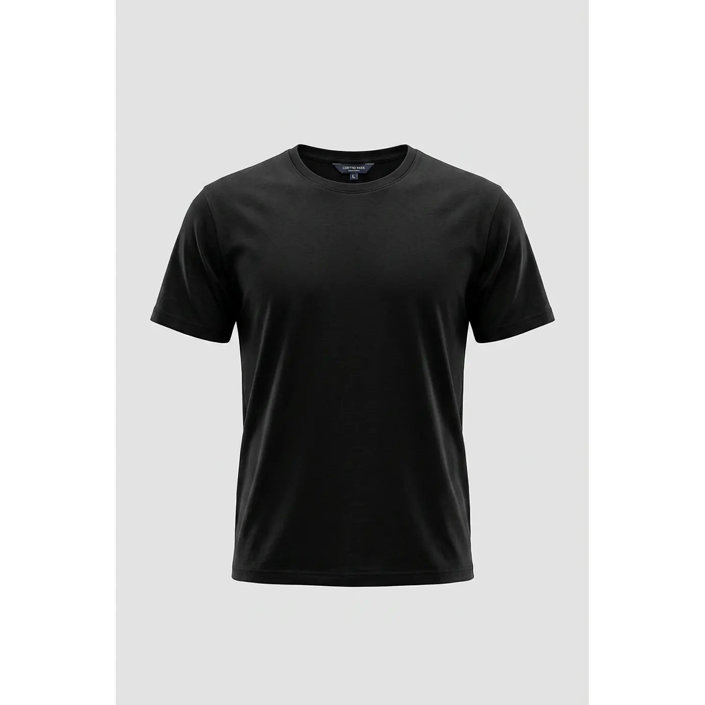 Polera Básica Hombre Negro 1