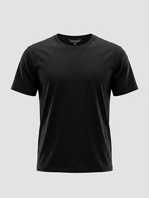 Polera Básica Hombre Negro
