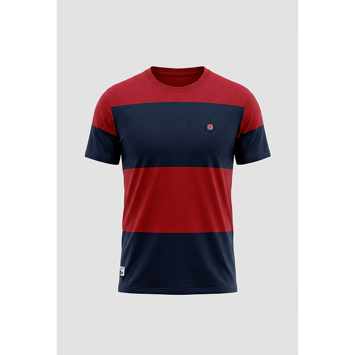 Polera Pique Regular Hombre Rojo 1